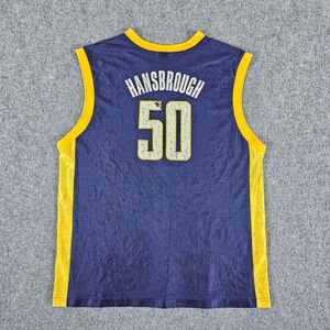 NBA Indiana Pacers Tyler Hansbrough #50 Jersey Basketball Blue Mens‎ 2XL Flaws